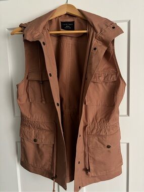 Love Tree Utility Jacket in Dusty Rose Pink